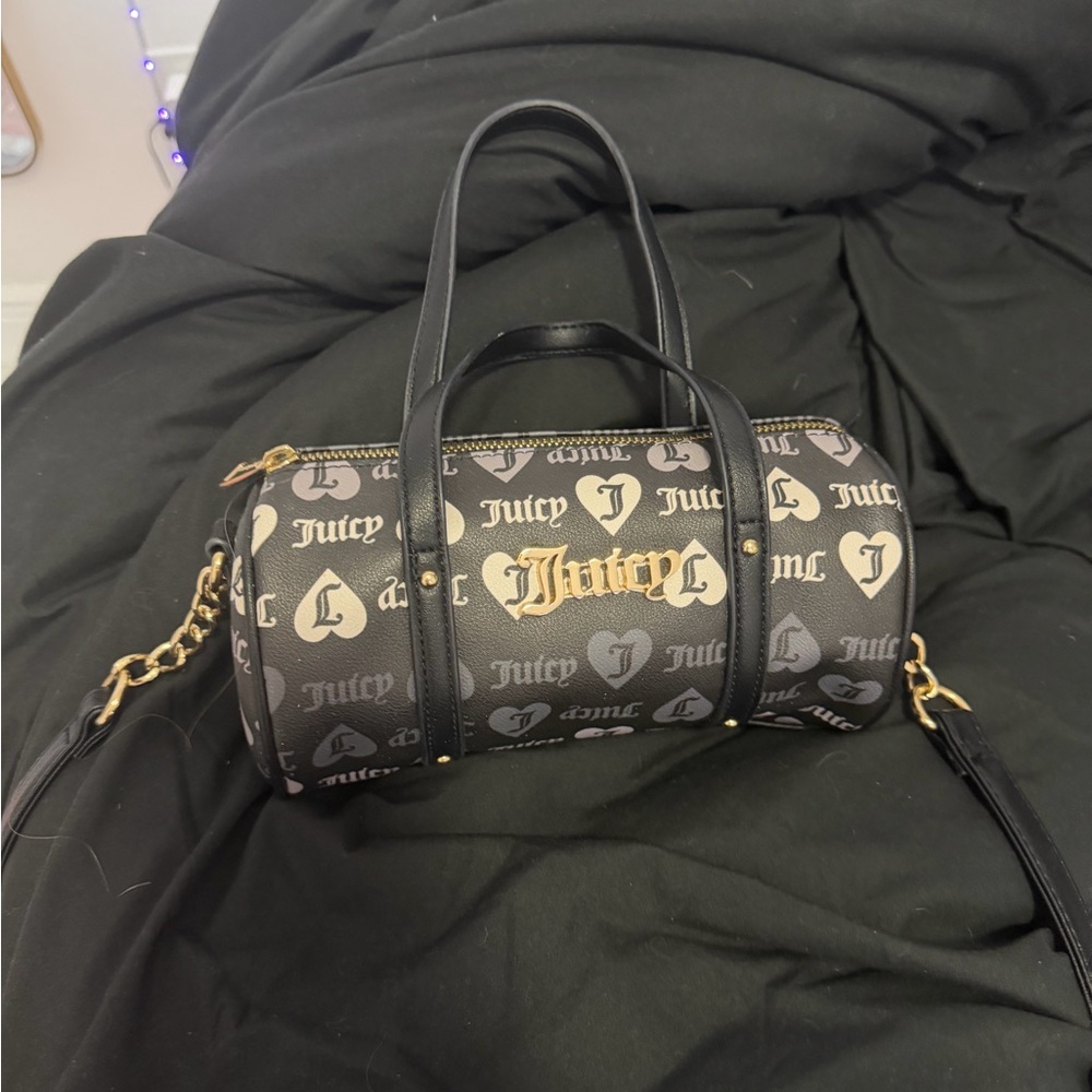 Juicy Couture Black and Gold Mini Bag